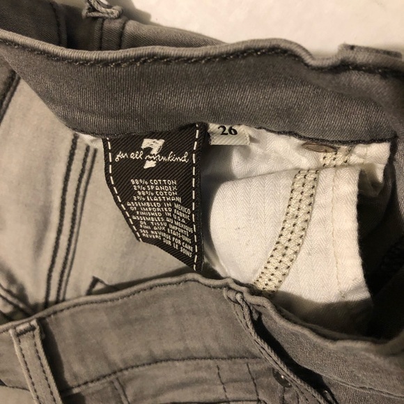 7 For all man kind the skinny jeans size 26 - Picture 6 of 11